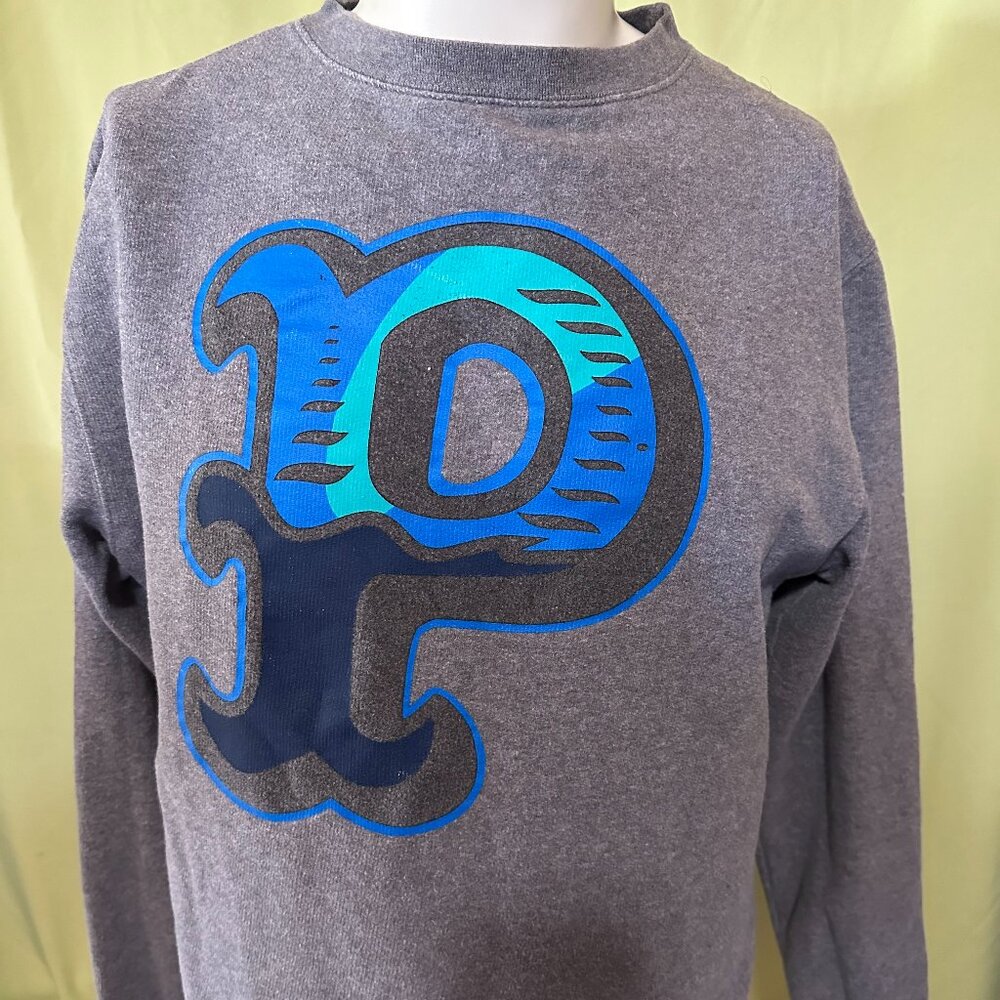 Pink Dolphin Clothing Men's Gray Crewneck Sweater Size Large